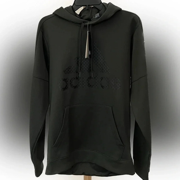 Men Adidas hoodie sweater size M. New with Tags. Green - Picture 1 of 7